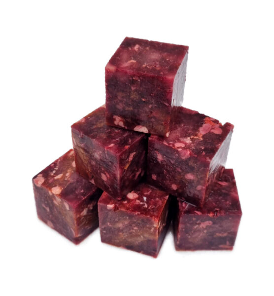 Bush to Bowl Raw Frozen Diced Heart/Liver/Kidney – (beef/lamb/venison/goat) Dog & Cat Food